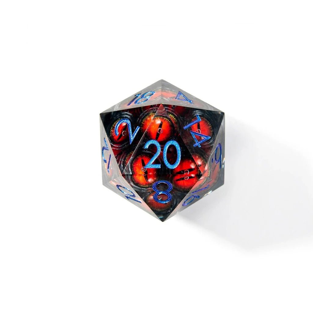 Eyes of Wrath | 50mm D20 | Oversized Moving Eye - Tabletop Dominion - We Print Miniatures