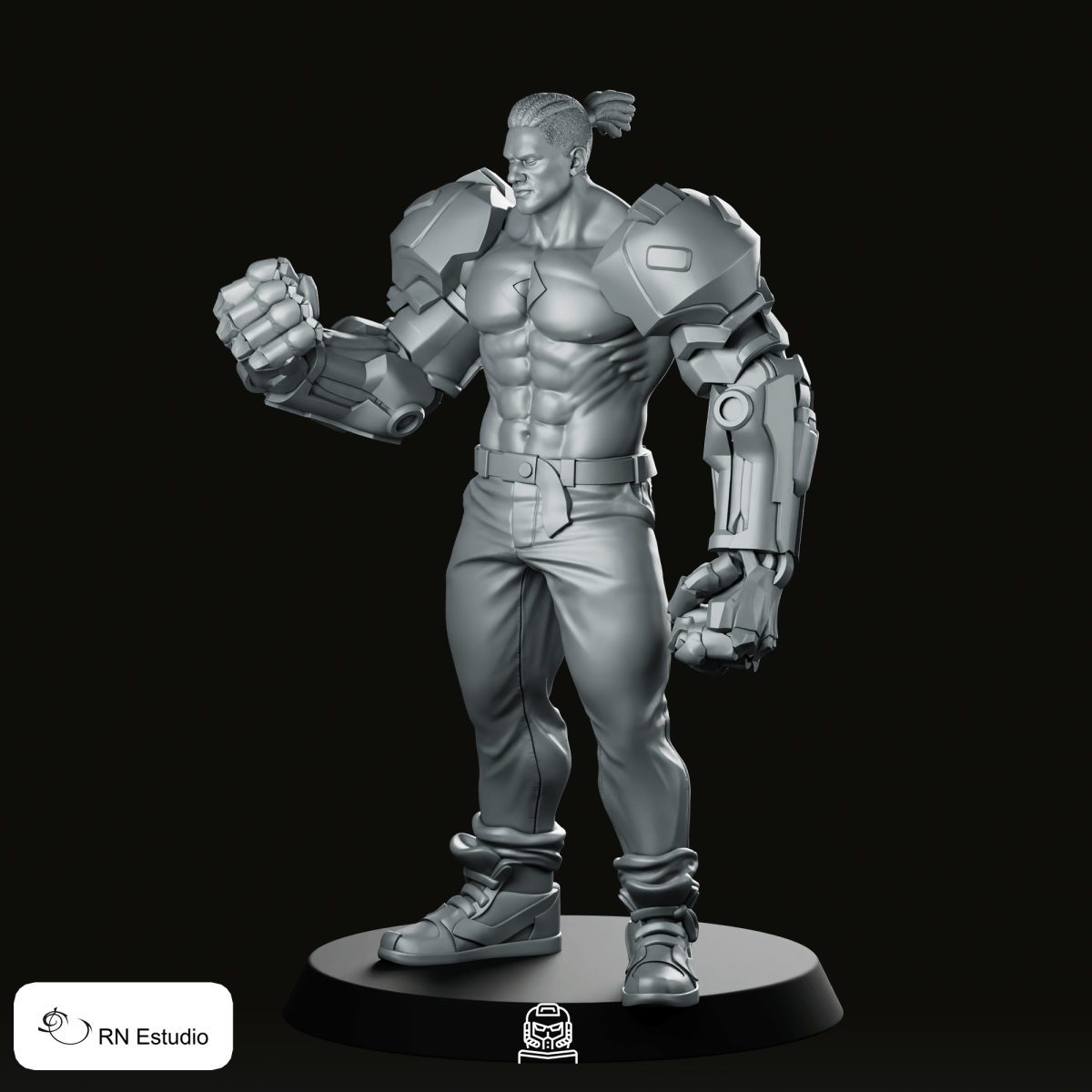Floyd Iraia Streets Of Rage 2 Miniature - RN Estudio - We Print Miniatures