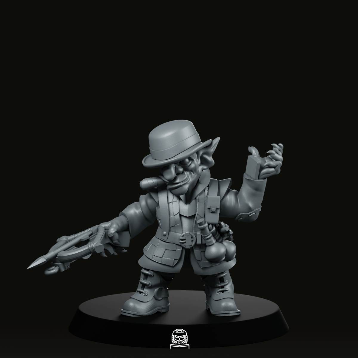 Goblin Gambler 2 3 Miniature - Across The Realms - We Print Miniatures