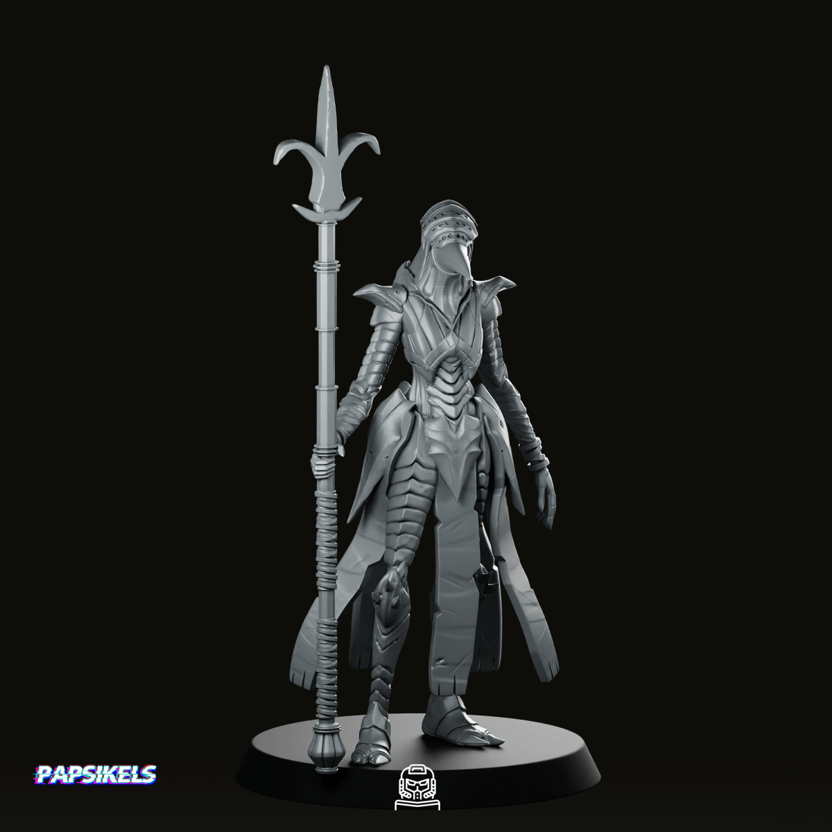 Gomez Plague Knight Miniature - Papsikels Miniatures - We Print Miniatures