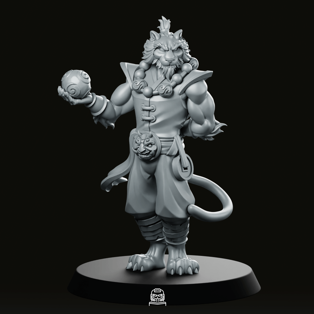 Grand Master Tiger Miniature Fantasy - CastNPlay - We Print Miniatures
