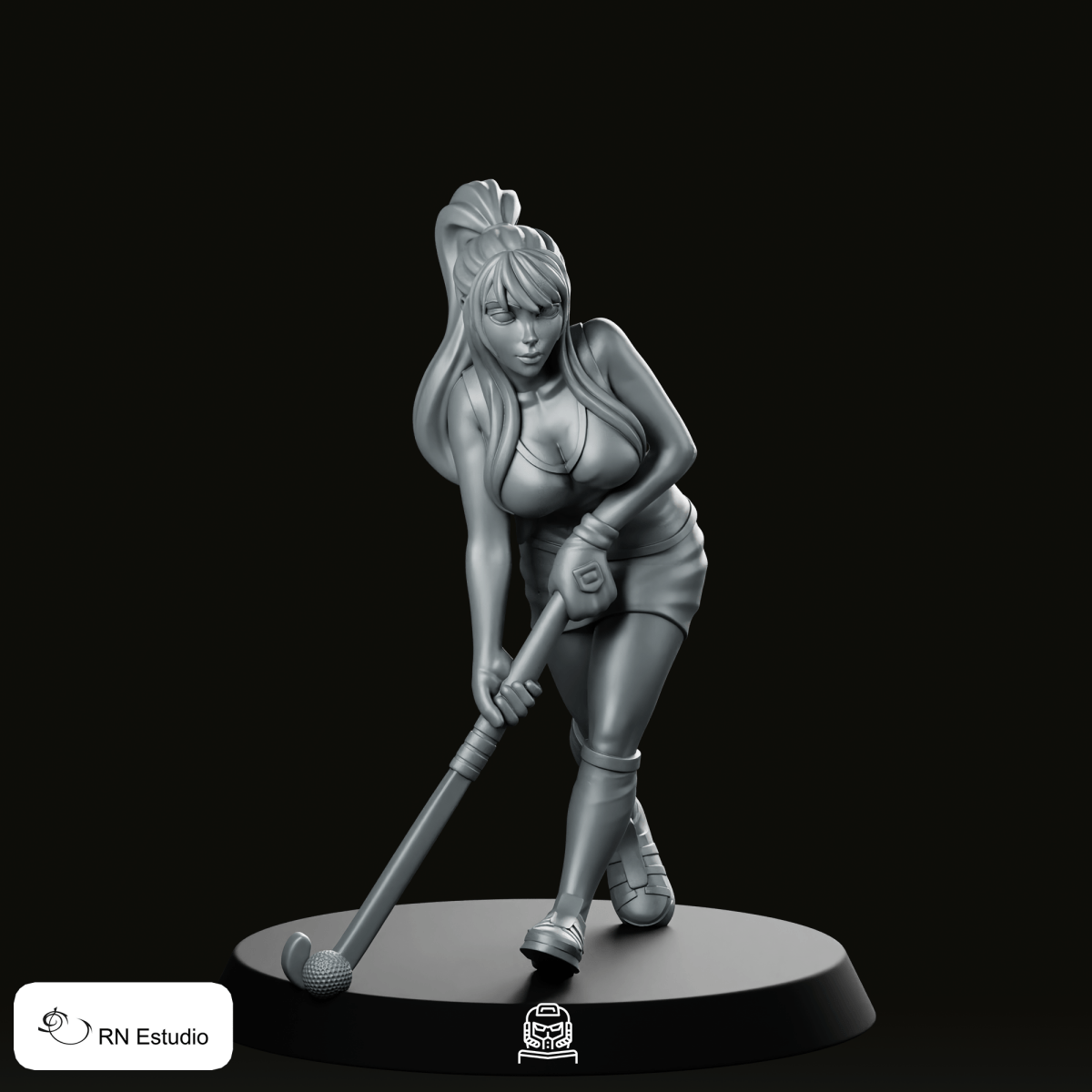 Harper Hockey Miniature - RN Estudio - We Print Miniatures