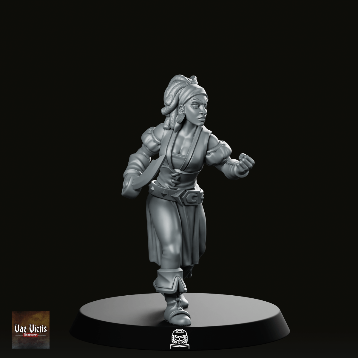 Human Pirate Miniature - Vae Victus Miniatures - We Print Miniatures