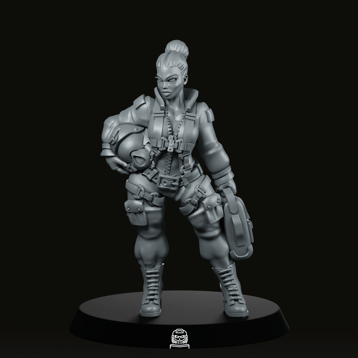 Imperial Pilot 2 Miniature - Across The Realms - We Print Miniatures