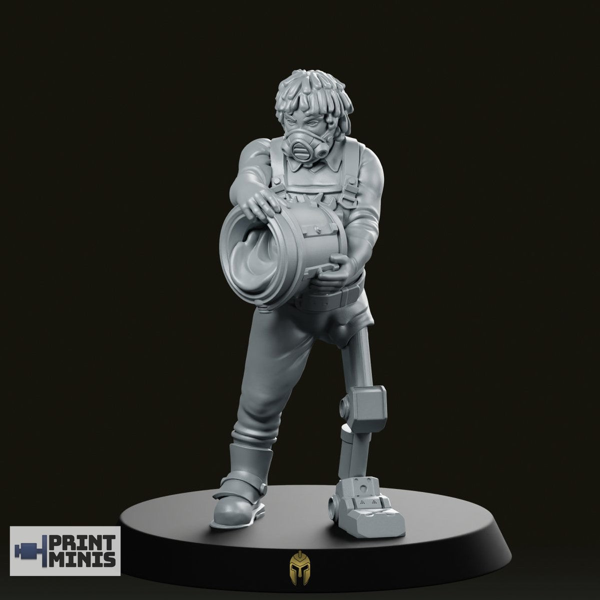 Industrial Worker 2 Miniature - PrintMinis - We Print Miniatures