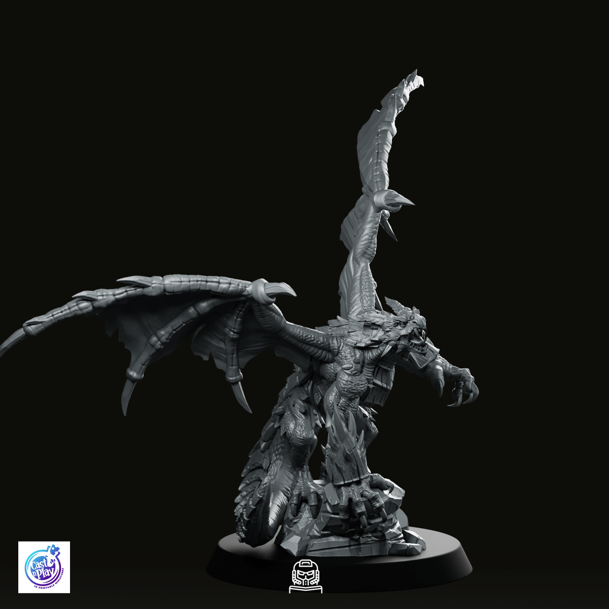 Ivoran - Obsidian Dragon - CastNPlay - We Print Miniatures