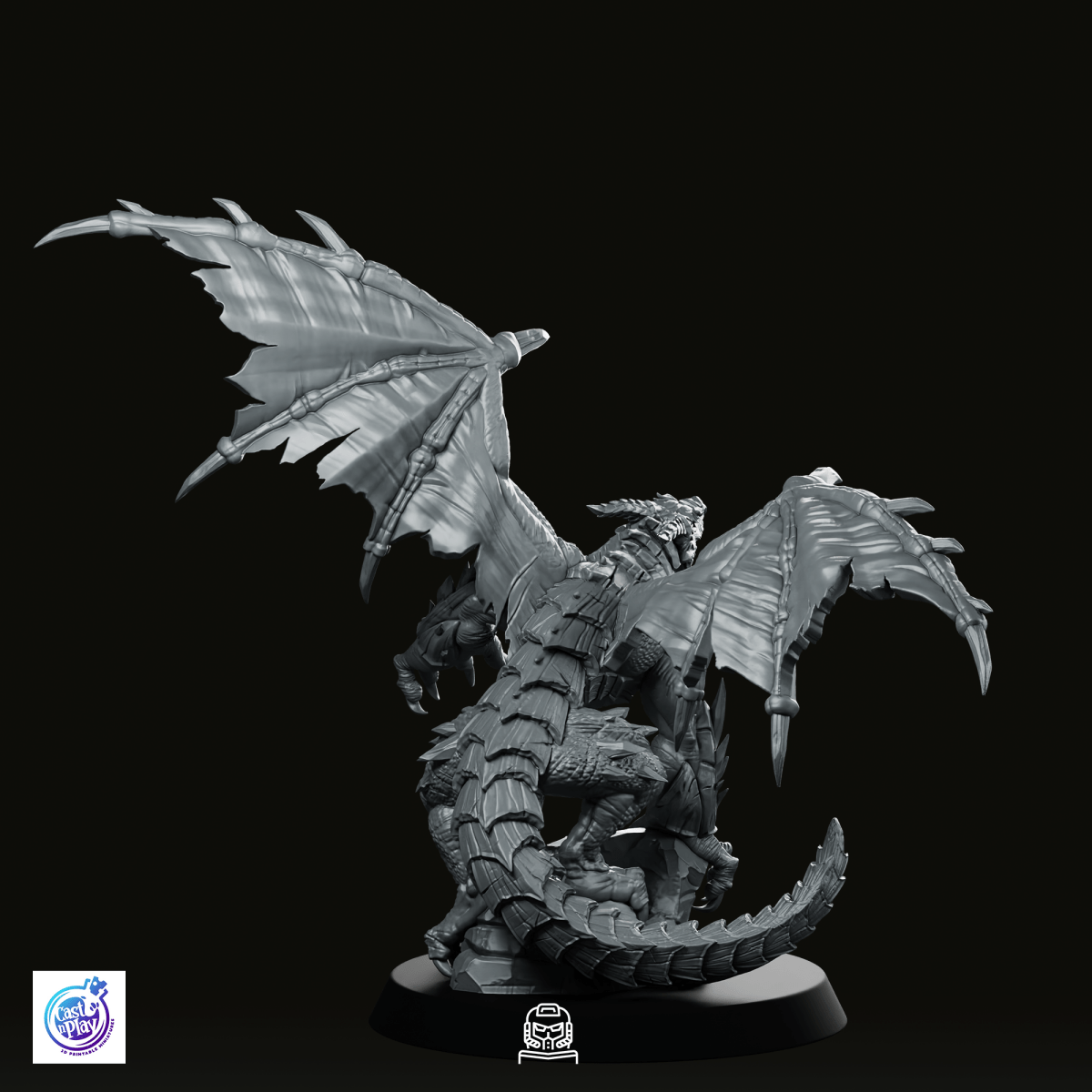 Ivoran - Obsidian Dragon - CastNPlay - We Print Miniatures