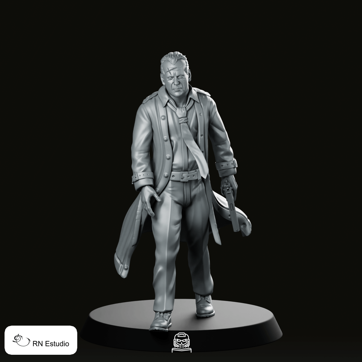 John Hartigan Sin City Miniature - RN Estudio - We Print Miniatures