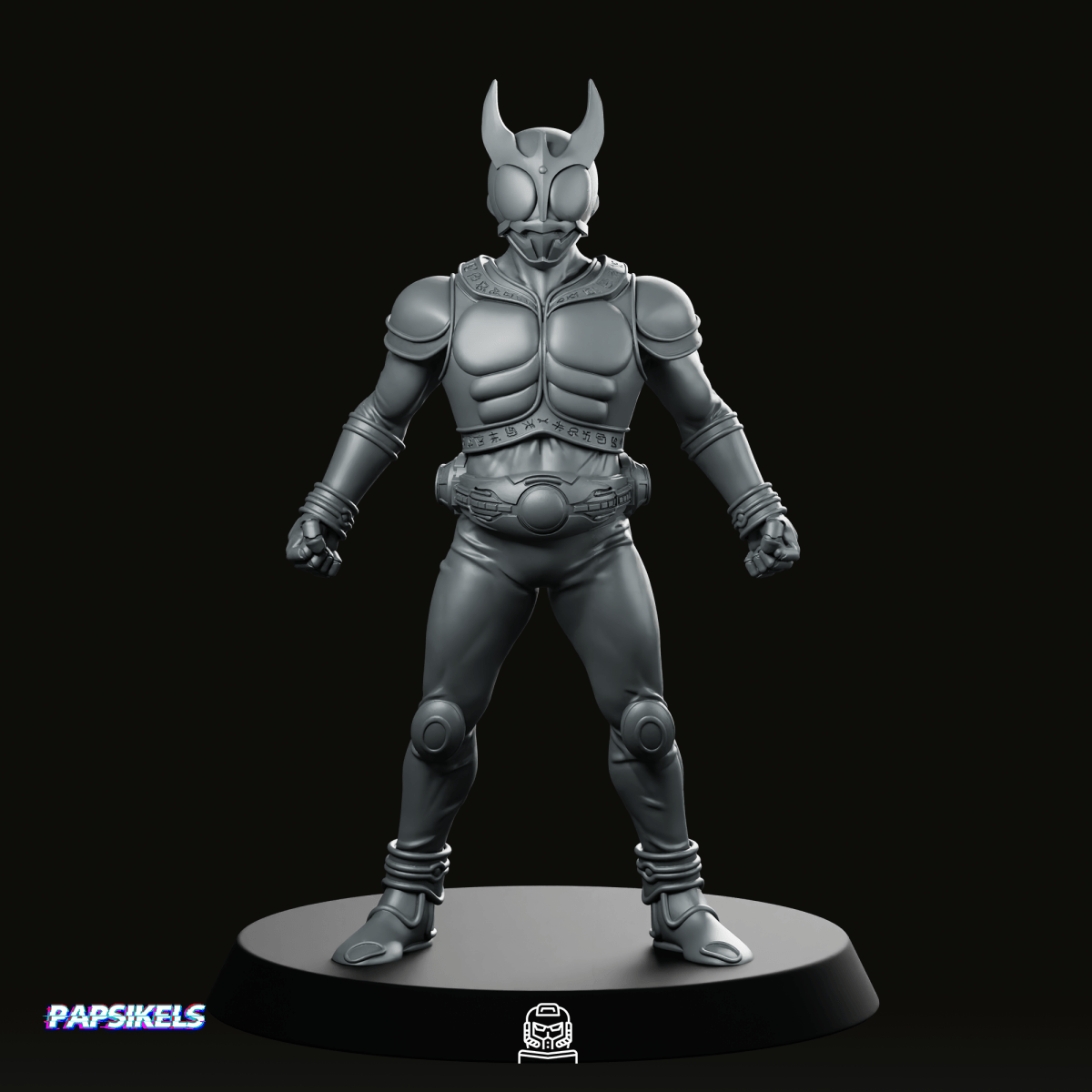 Masked Cyber Rider Kuuga 2 Miniature - Papsikels Miniatures - We Print Miniatures