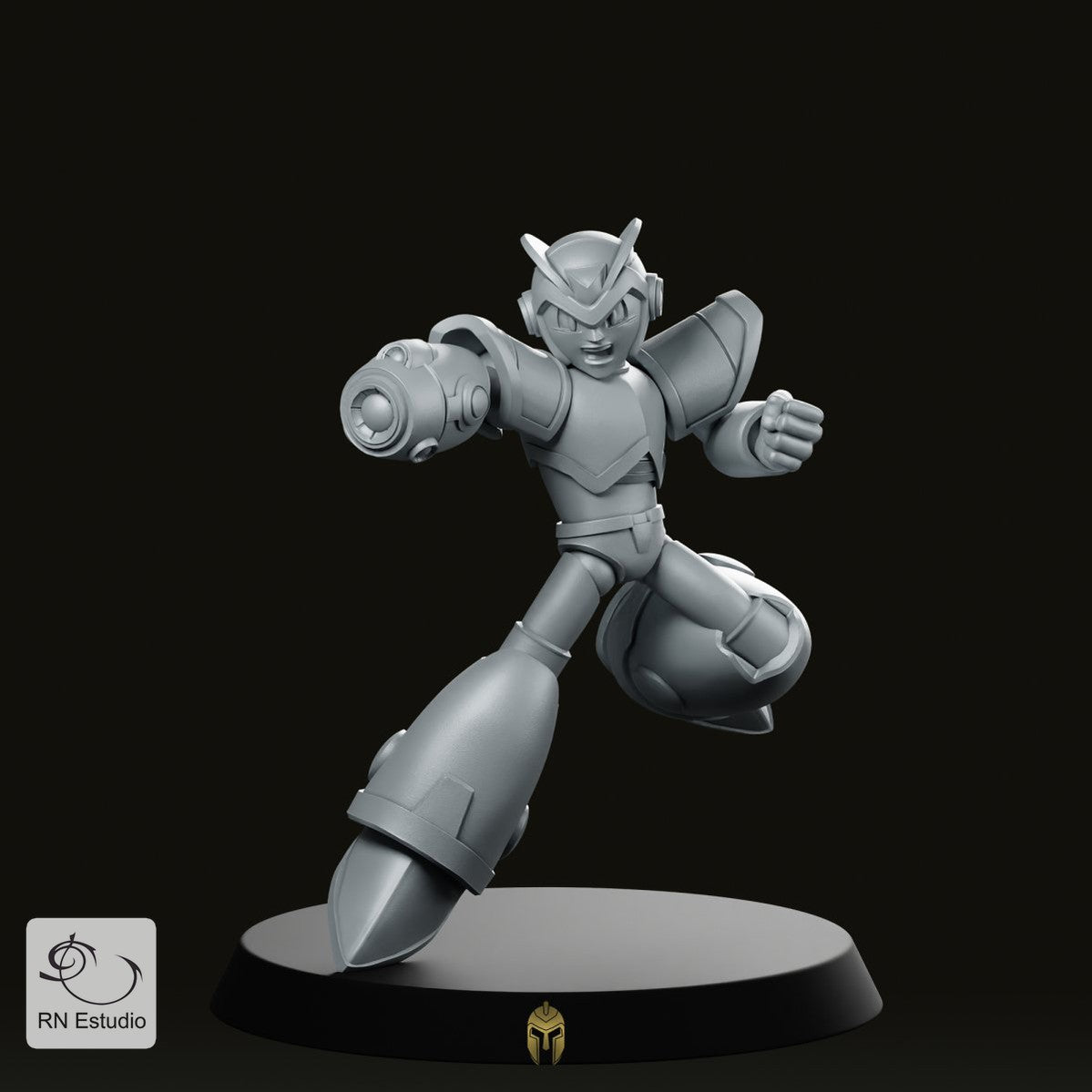 Megaman X Miniature - RN Estudio - We Print Miniatures