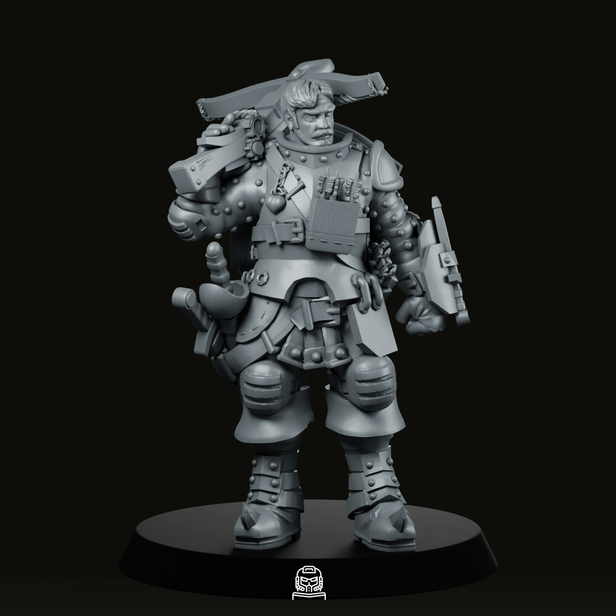 Mercenary Miniature - Across The Realms - We Print Miniatures