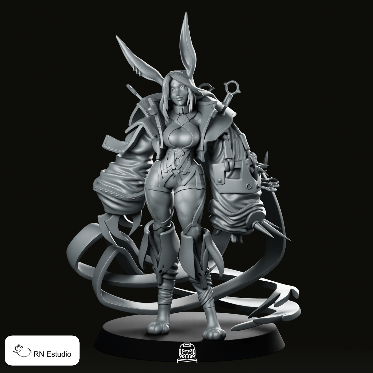 Mira Bunny Cyberpunk 2077 Miniature - RN Estudio - We Print Miniatures