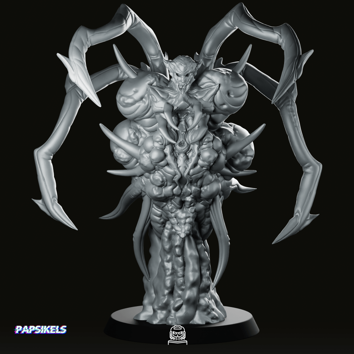 Necromorph Guardian 1 Miniature - Papsikels Miniatures - We Print Miniatures