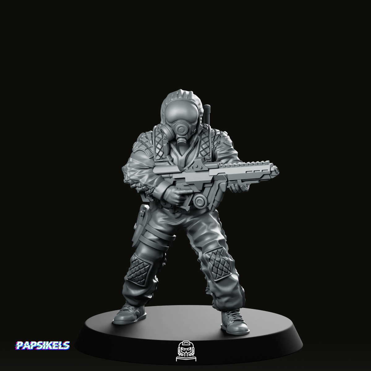 Owlf Operative Fire Team Member 2 Miniature - Papsikels Miniatures - We Print Miniatures