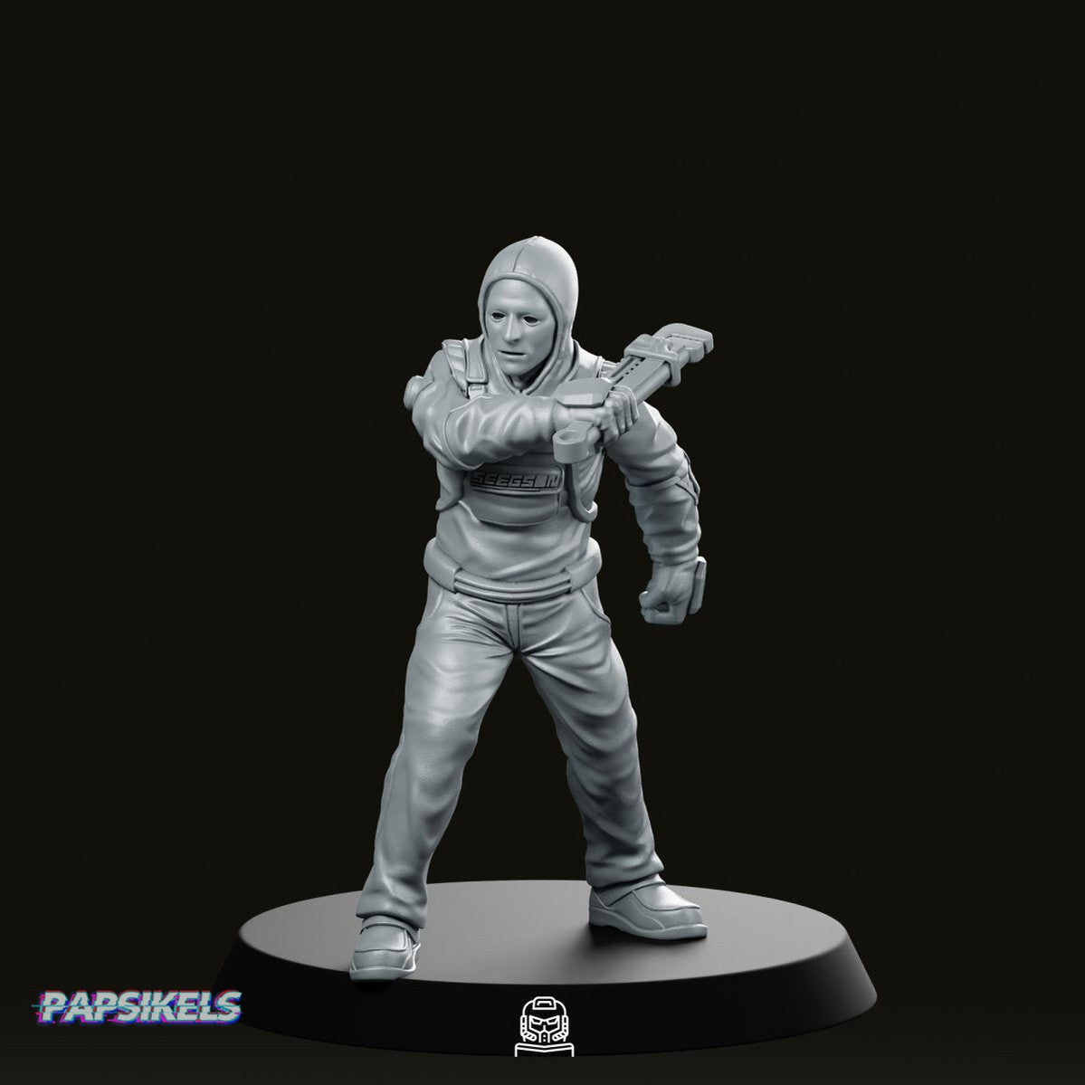 Papz Industries Working Bro 04 Miniature - Papsikels Miniatures - We Print Miniatures