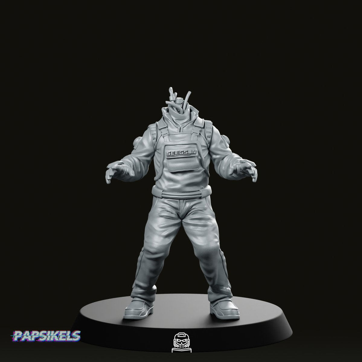 Papz Industries Working Bro 09 Miniature - Papsikels Miniatures - We Print Miniatures