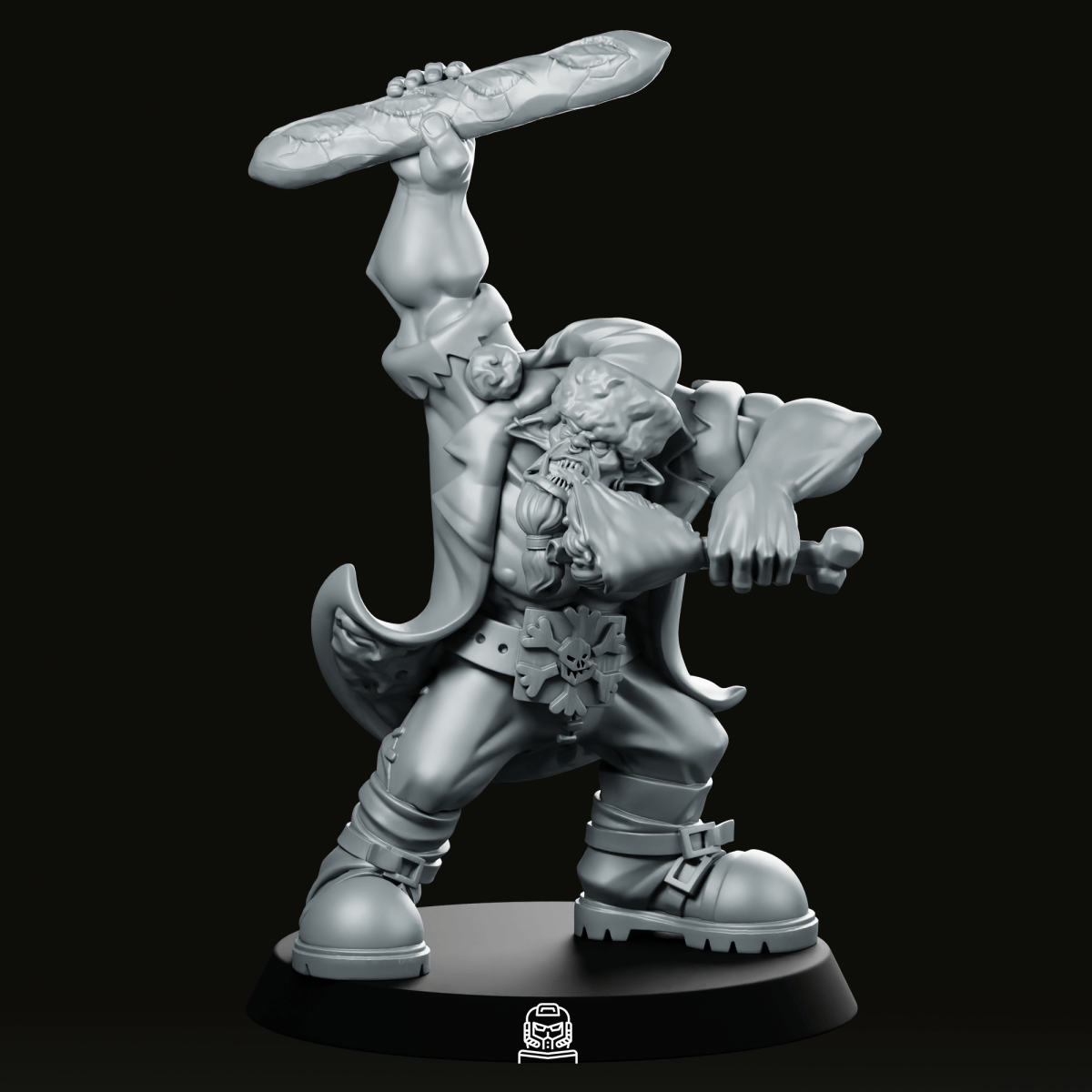 Ravenous Orc Miniature - CastNPlay - We Print Miniatures