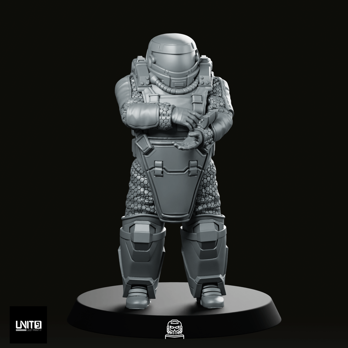 Red Unit Bomb Disposal P2 Miniature - Unit9 - We Print Miniatures
