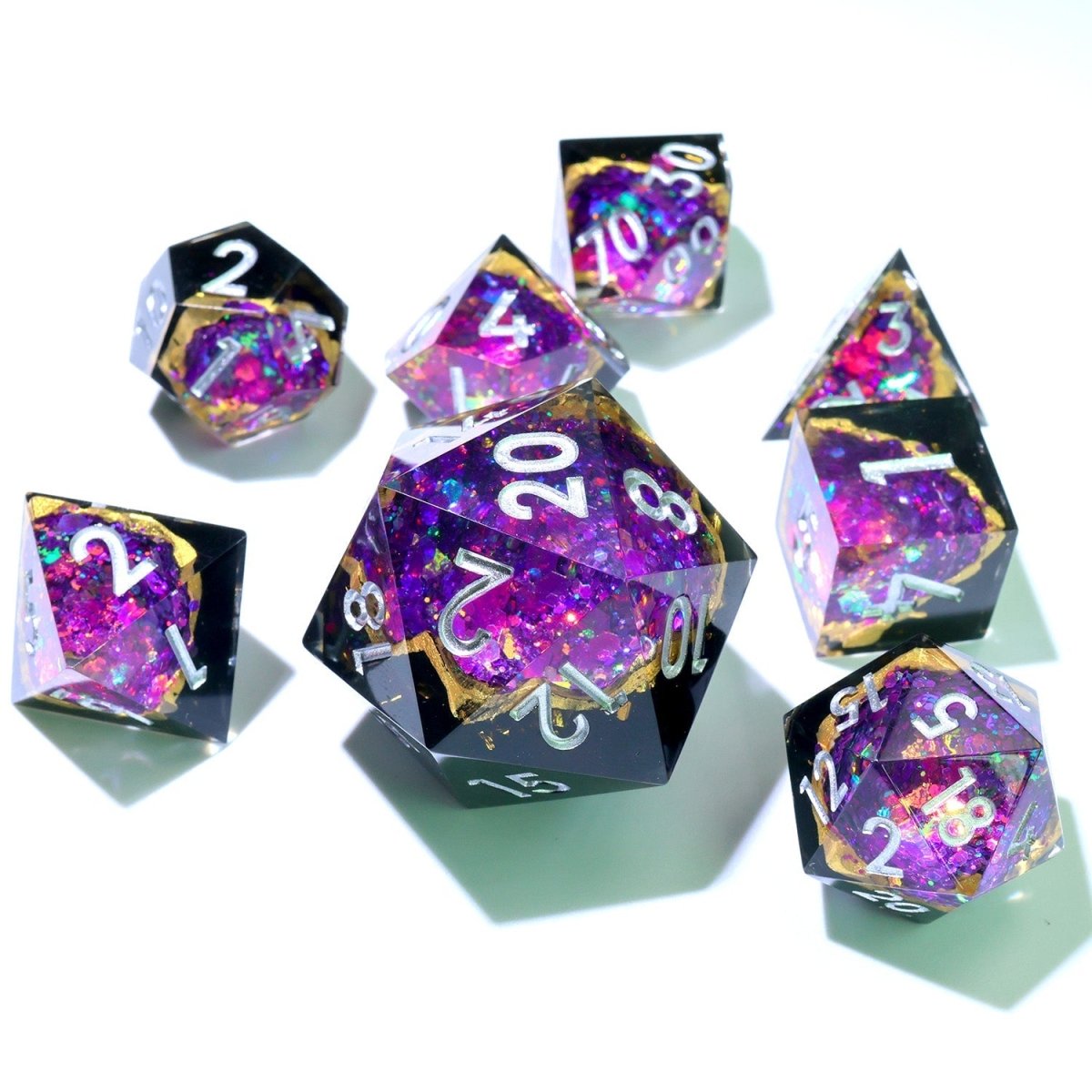 Regal Relic | 33mm D20 | Oversized Geode Dice - Tabletop Dominion - We Print Miniatures