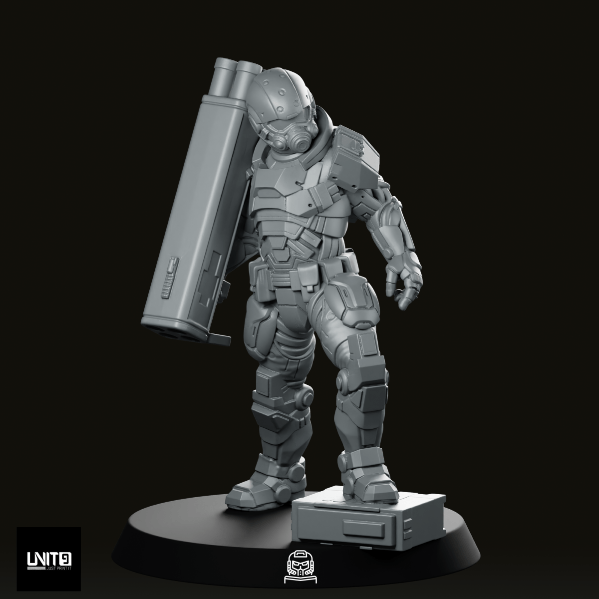 Saqr Guard v2 Miniature - Unit9 - We Print Miniatures