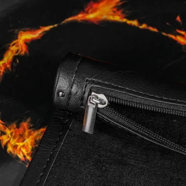 Scroll of Holding (Black) | Vegan Leather Dice Mat - Tabletop Dominion - We Print Miniatures