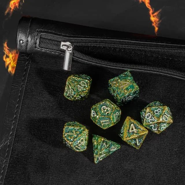 Scroll of Holding (Black) | Vegan Leather Dice Mat - Tabletop Dominion - We Print Miniatures