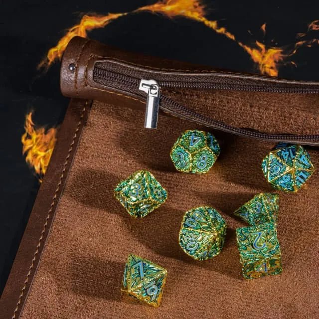Scroll of Holding (Brown) | Vegan Leather Dice Mat - Tabletop Dominion - We Print Miniatures
