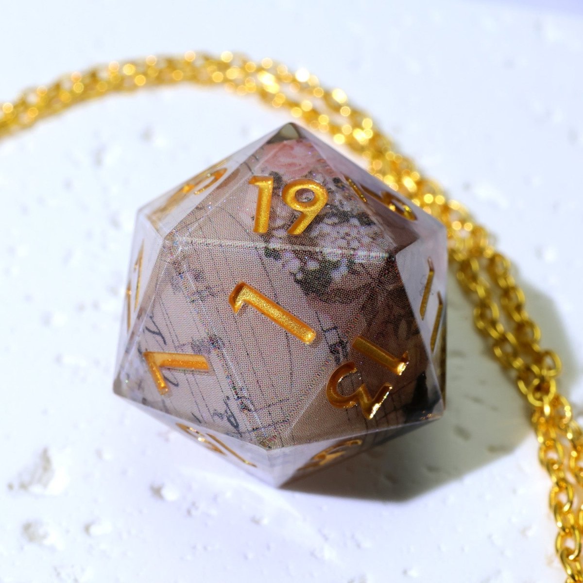 Sonnet of Thorns | Art Core Dice| 7 Piece Set - Tabletop Dominion - We Print Miniatures