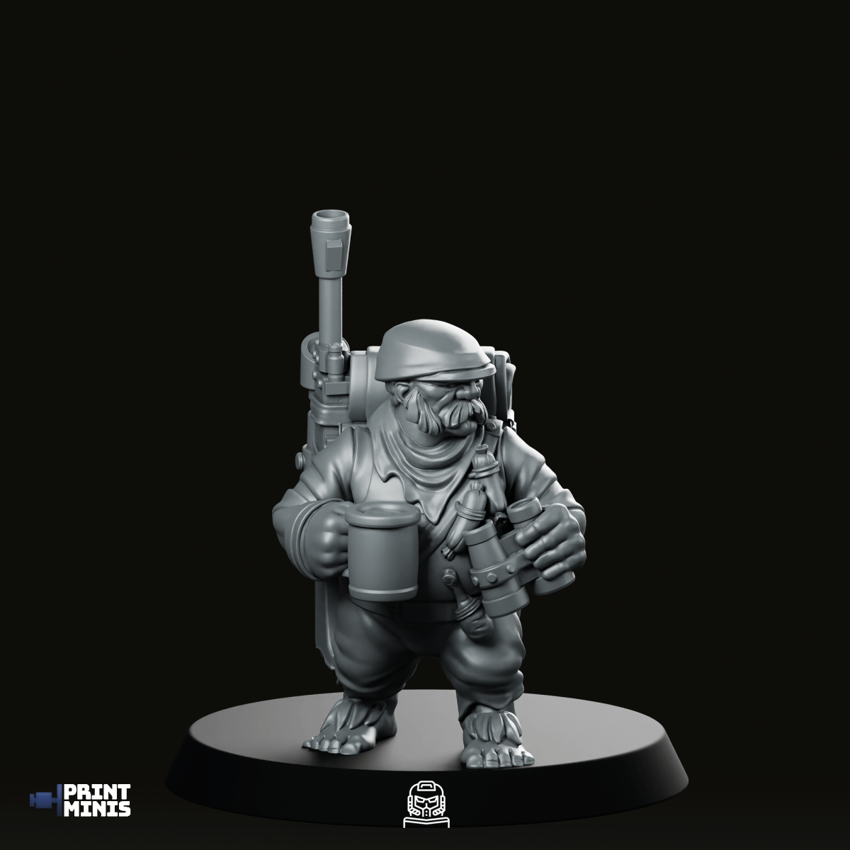 Stubkin 3 Miniature - PrintMinis - We Print Miniatures