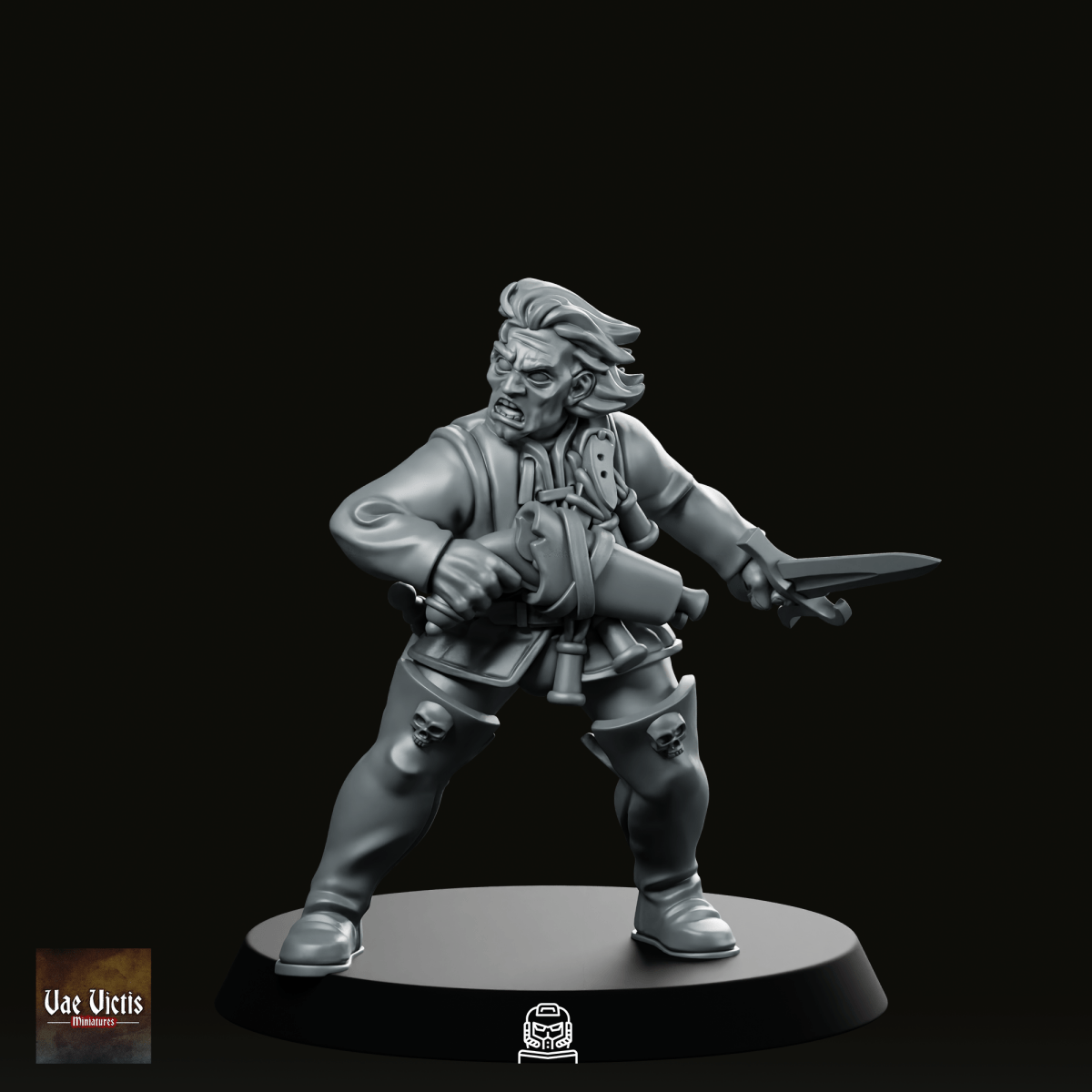 Sword For Hire 03 Miniature - Vae Victus Miniatures - We Print Miniatures