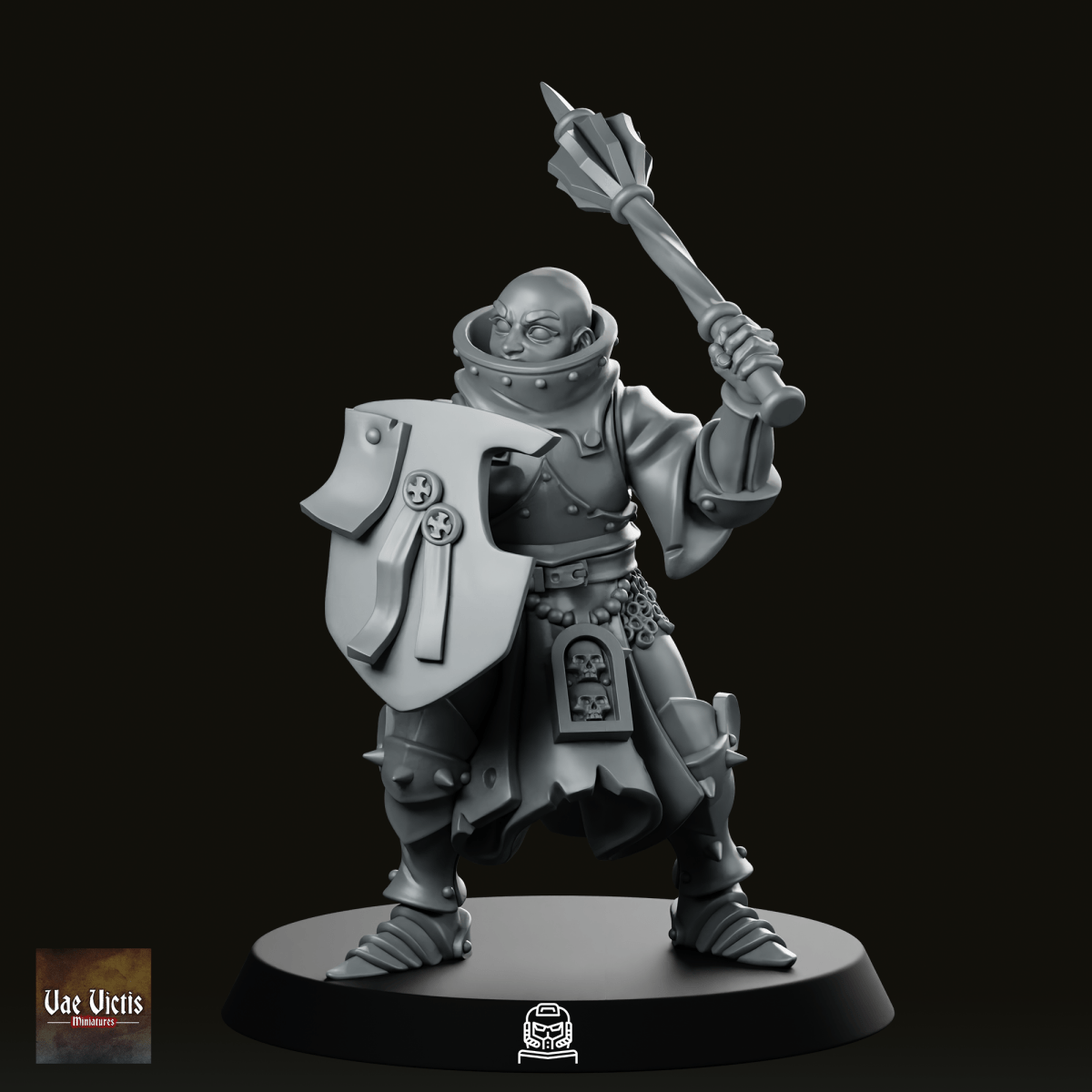 Swords For Hire Zealous Nun 08 Miniature - Vae Victis - We Print Miniatures