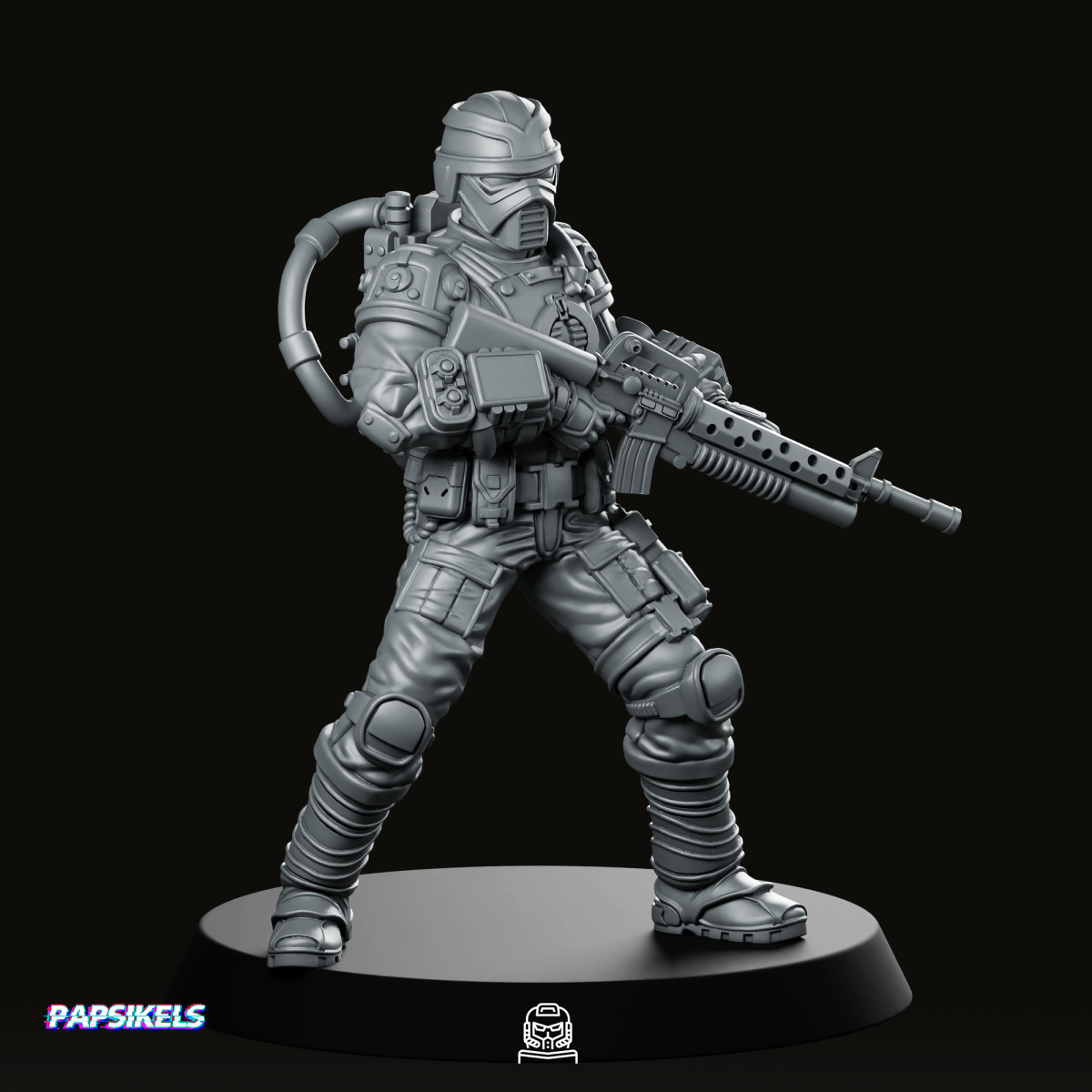 Techno Viper 6 Miniature - Papsikels Miniatures - We Print Miniatures