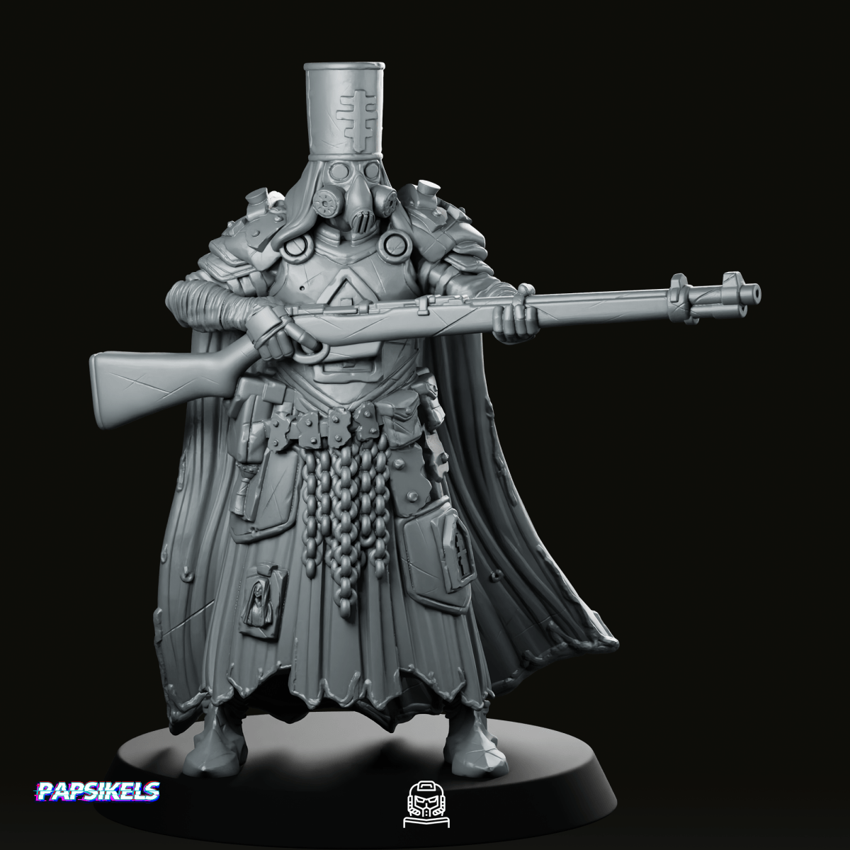 Trench Crusade Quiapo Trench Pilgrim 1 Miniature - Papsikels Miniatures - We Print Miniatures