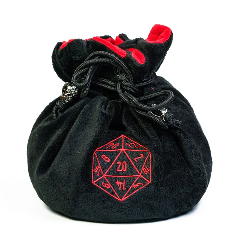 Velvet Vault | Superweiche große Würfeltasche | Schwarz