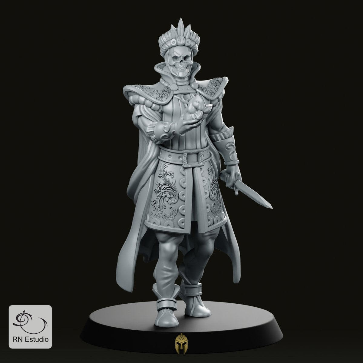 Undead Capitan Spavento Miniature -RN Estudio - We Print Miniatures