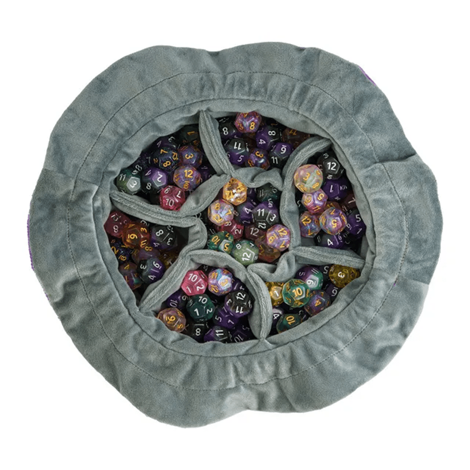 Velvet Vault | Super - Soft Large Dice Bag | Purple - Tabletop Dominion - We Print Miniatures