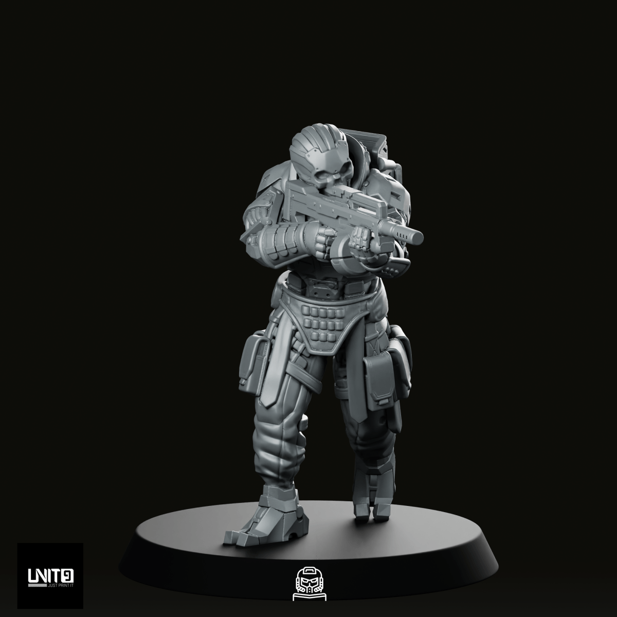 Vtx 11 Bonesaw 1V3 Cyberpunk Miniature - Unit9 - We Print Miniatures