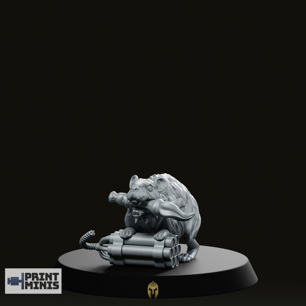 War Rat 2 Miniature -PrintMinis - We Print Miniatures