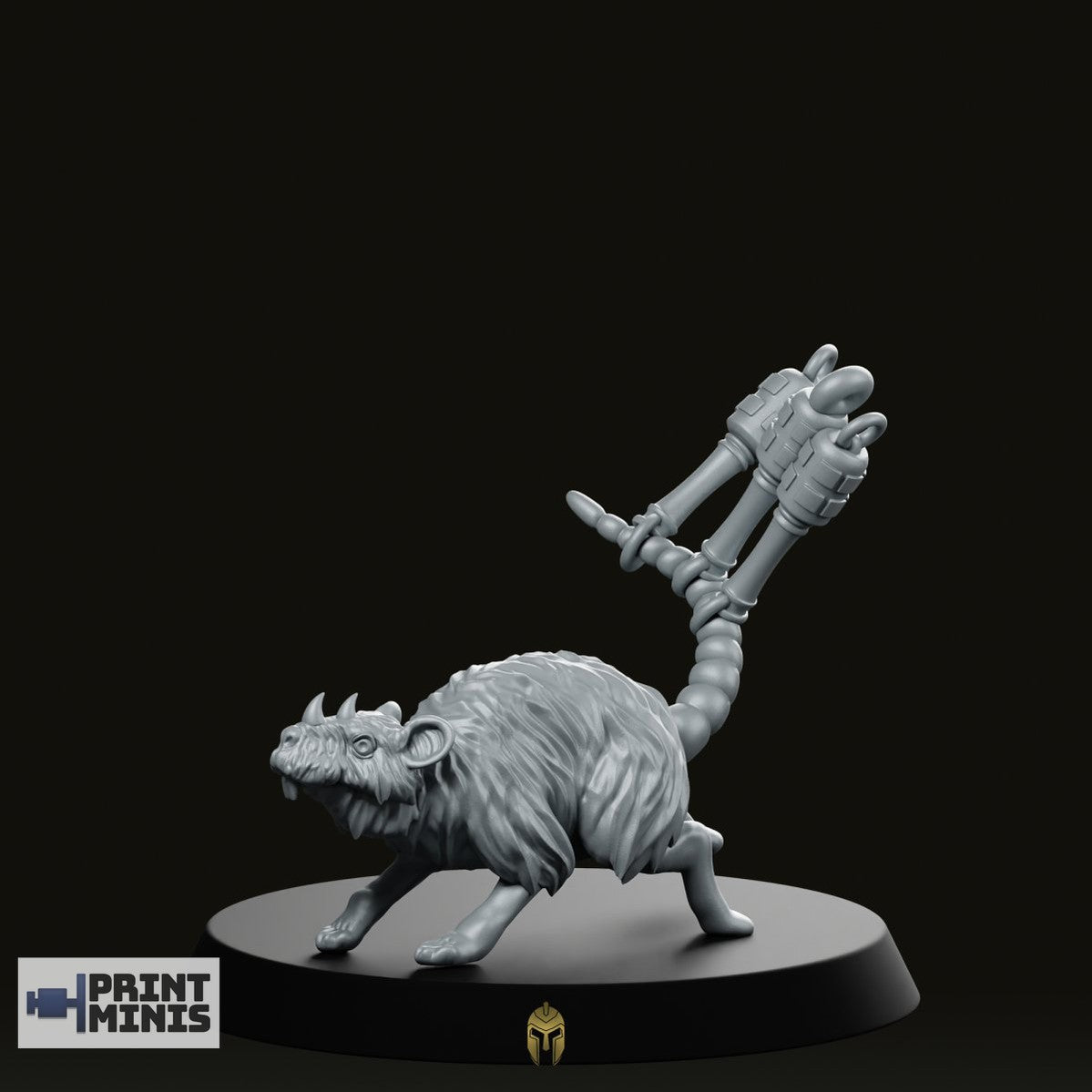 War Rat 3 Miniature -PrintMinis - We Print Miniatures