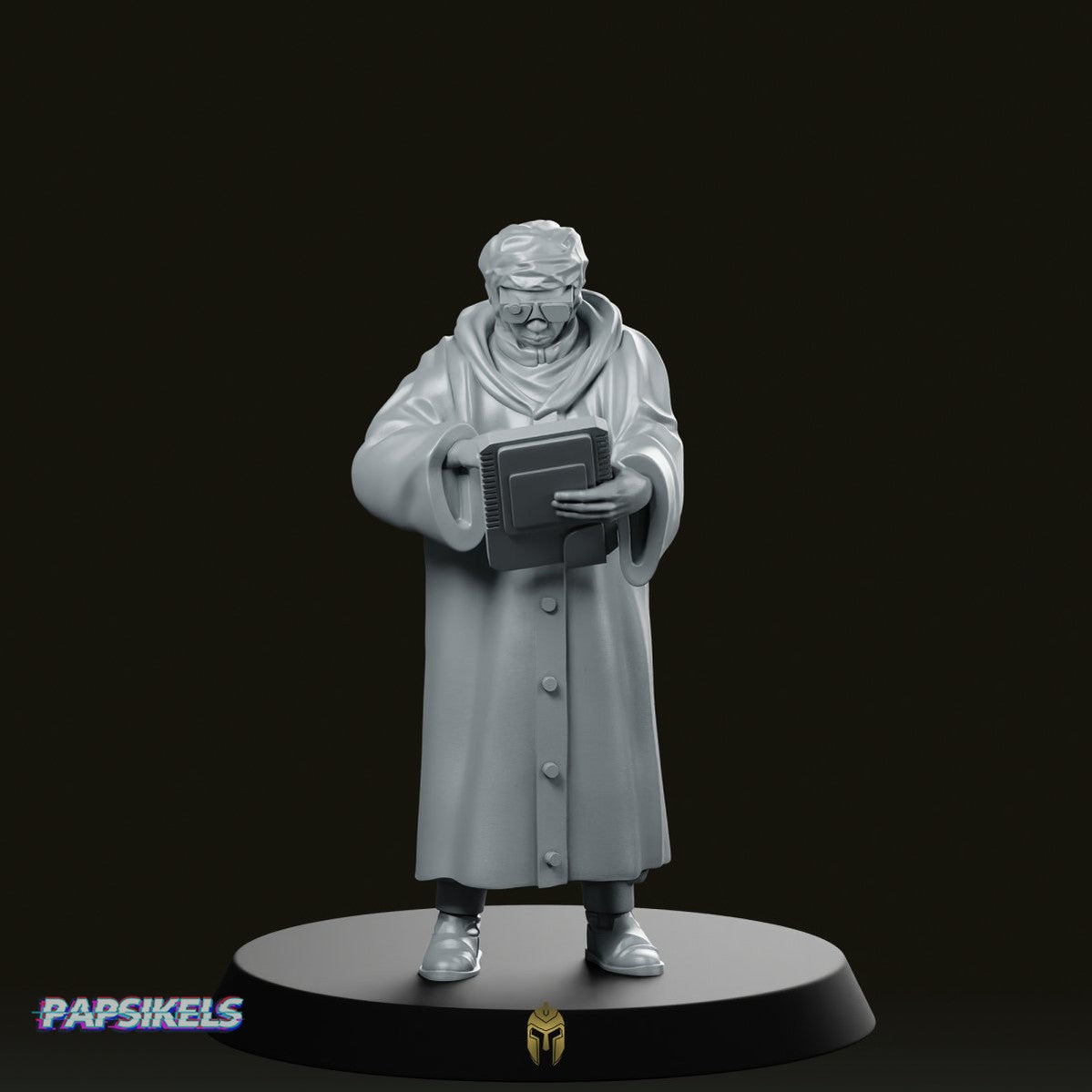 Wayland Hanabishi Scientist Sample Collector 5 Miniature - Papsikels Miniatures - We Print Miniatures