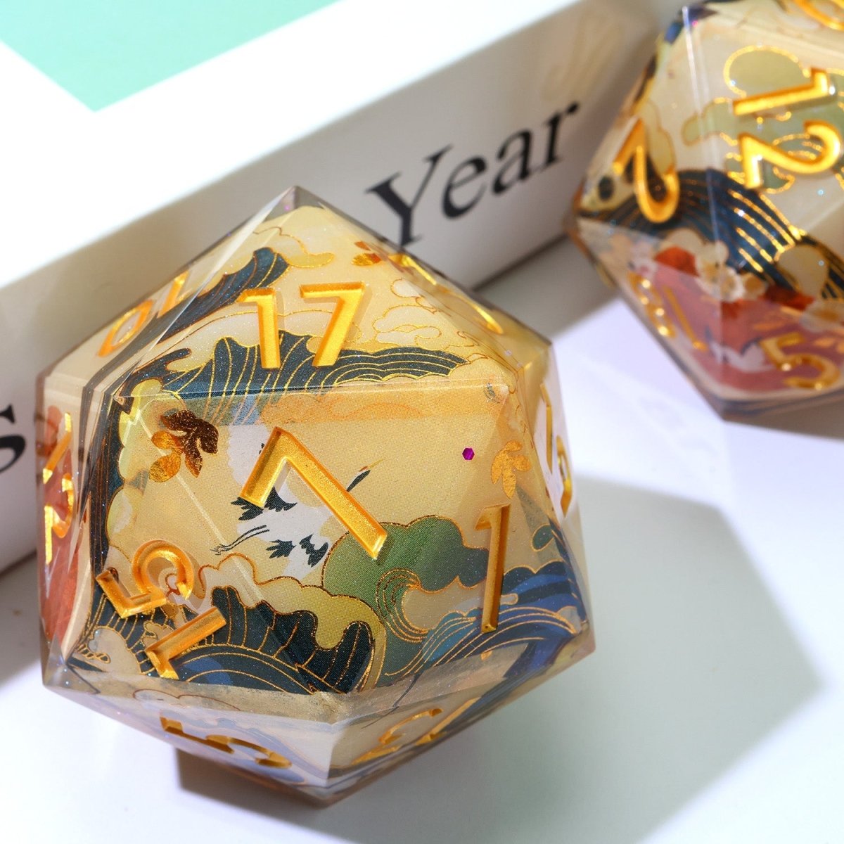 Whispering Glade | 50mm D20 | Oversized Art Core Dice - Tabletop Dominion - We Print Miniatures