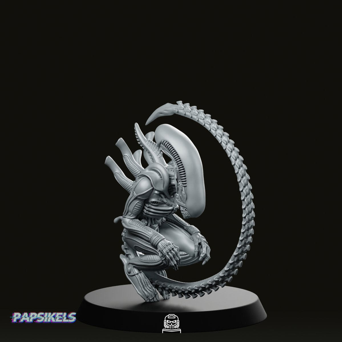 Xeno Bigchap 4 Miniature - Papsikels Miniatures - We Print Miniatures