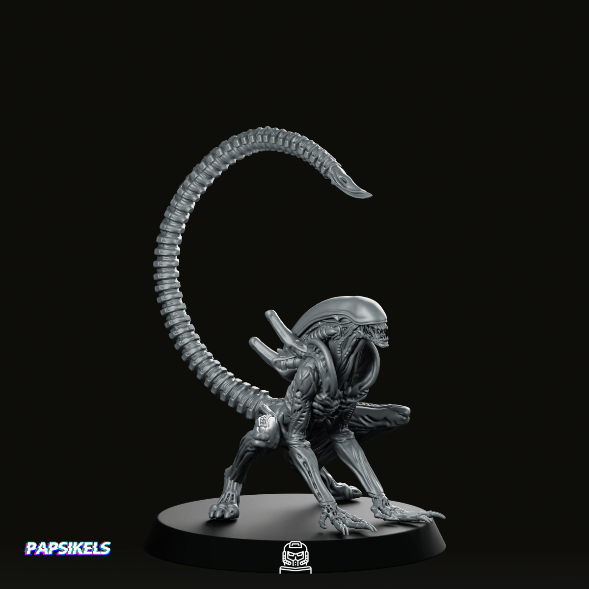 Xeno Drone E Miniature - Papsikels Miniatures - We Print Miniatures