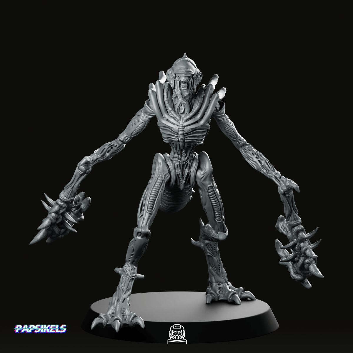Xeno Mantis E Miniature - Papsikels Miniatures - We Print Miniatures
