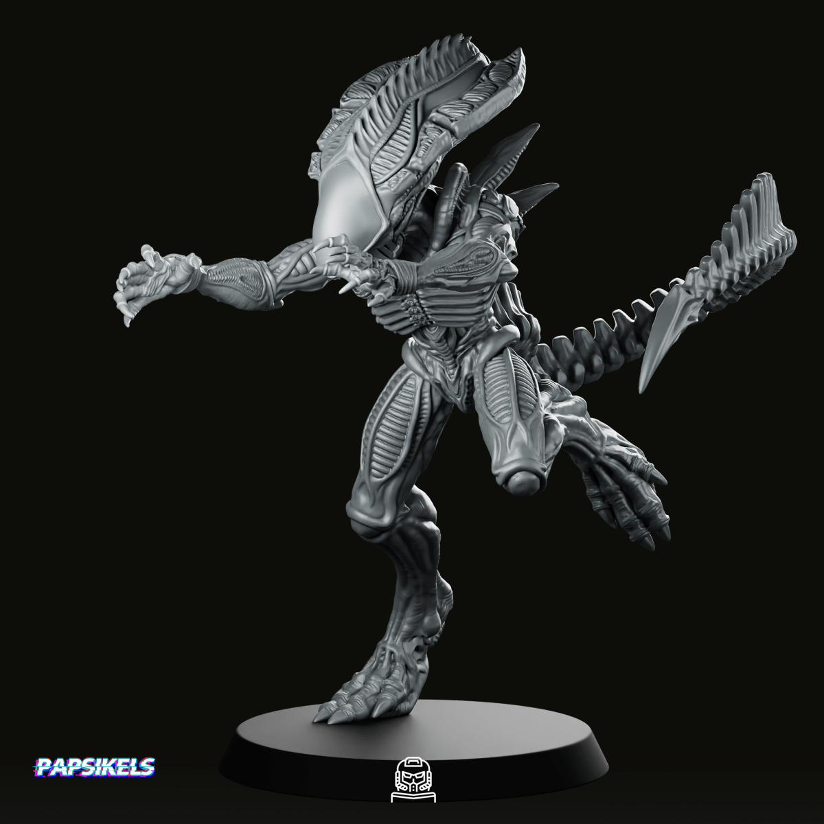 Xeno Praetorian D Miniature - Papsikels Miniatures - We Print Miniatures