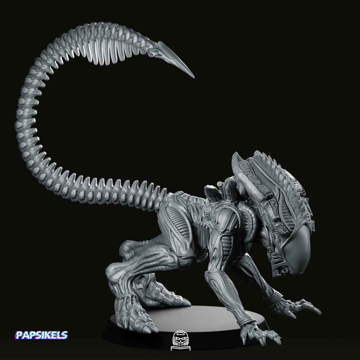 Xeno Praetorian F Miniature - Papsikels Miniatures - We Print Miniatures