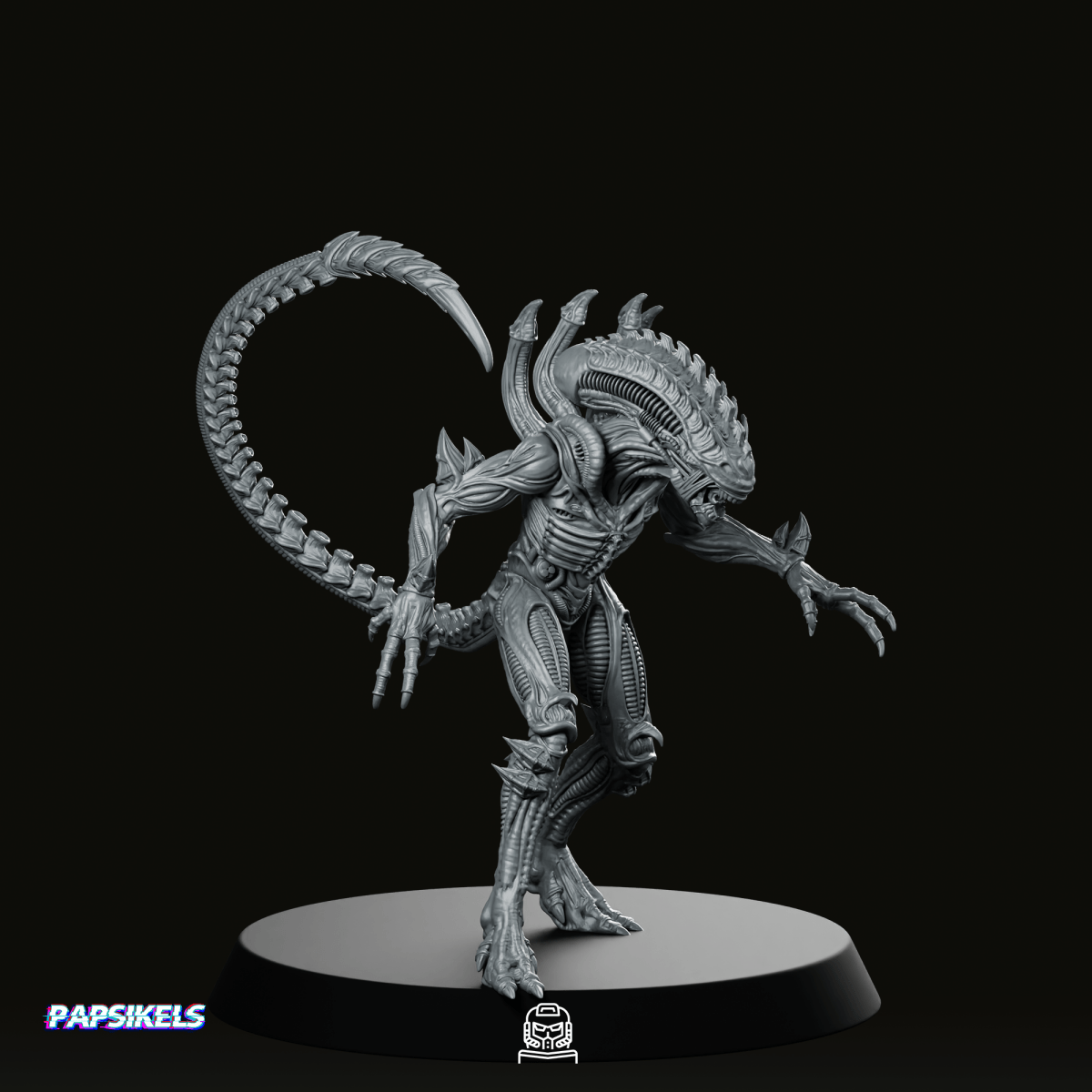 Xeno Scorpion 2 Miniature - Papsikels Miniatures - We Print Miniatures