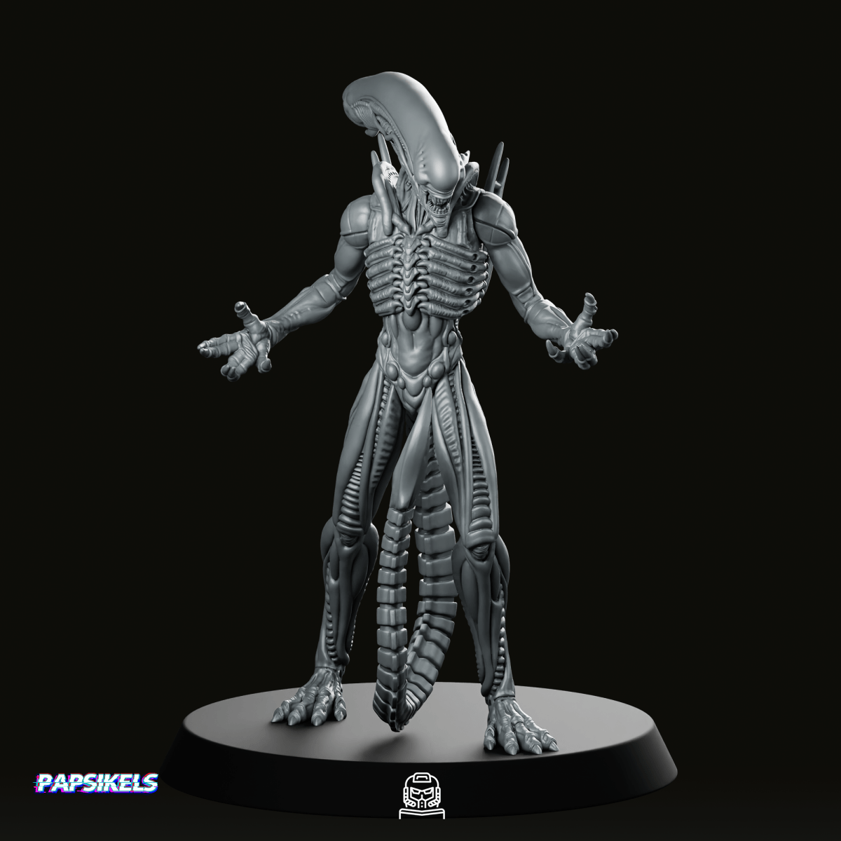 Xeno Ultramorph Miniature - Papsikels Miniatures - We Print Miniatures