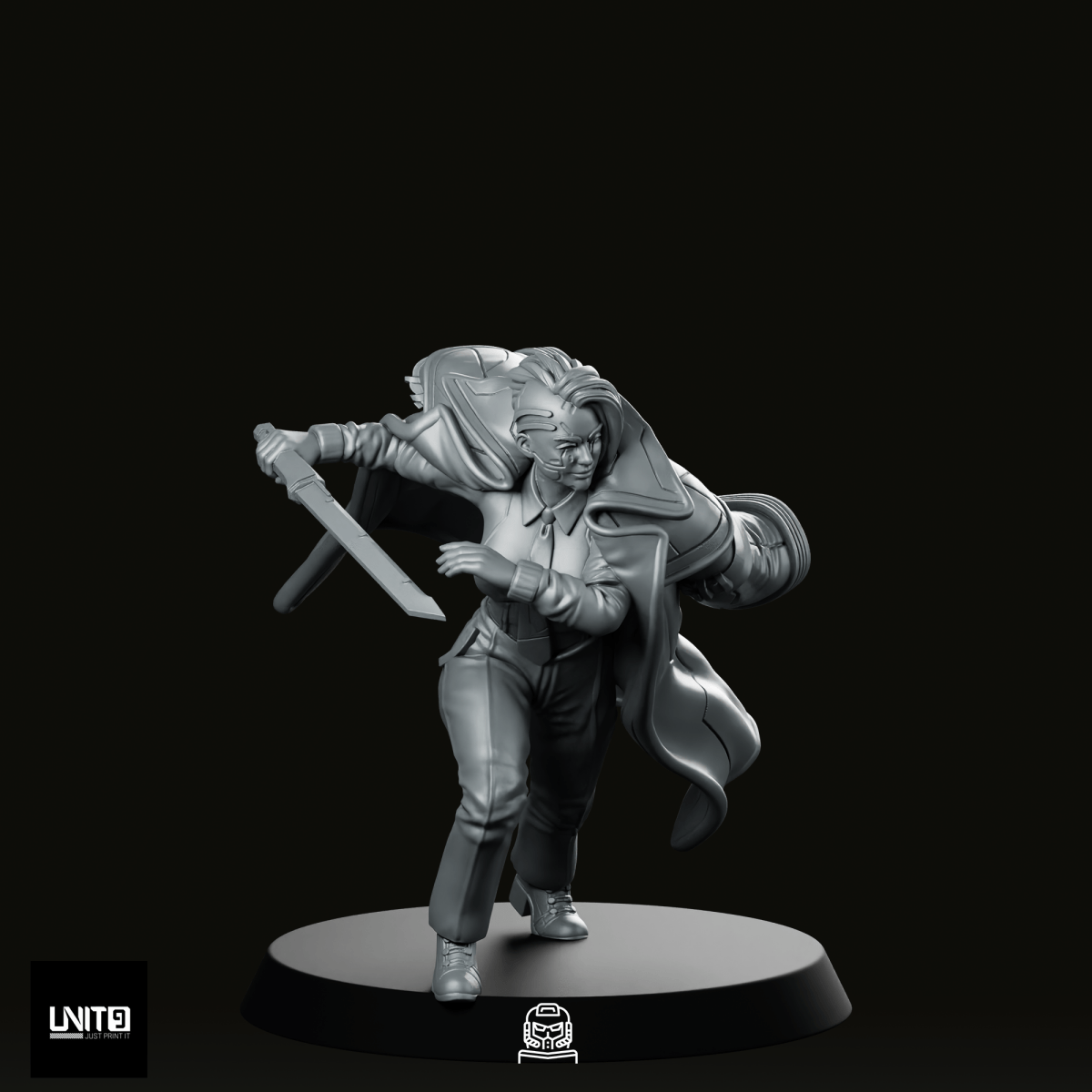 Yara Belle Kuznetsova 2v1 Miniature - Unit9 - We Print Miniatures