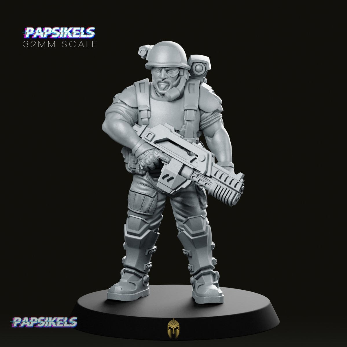 Aliens Captain Ark Marine Miniature - We Print Miniatures